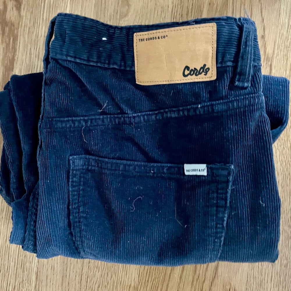 The Cords & Co. Navy Wide Leg Pants Size 26